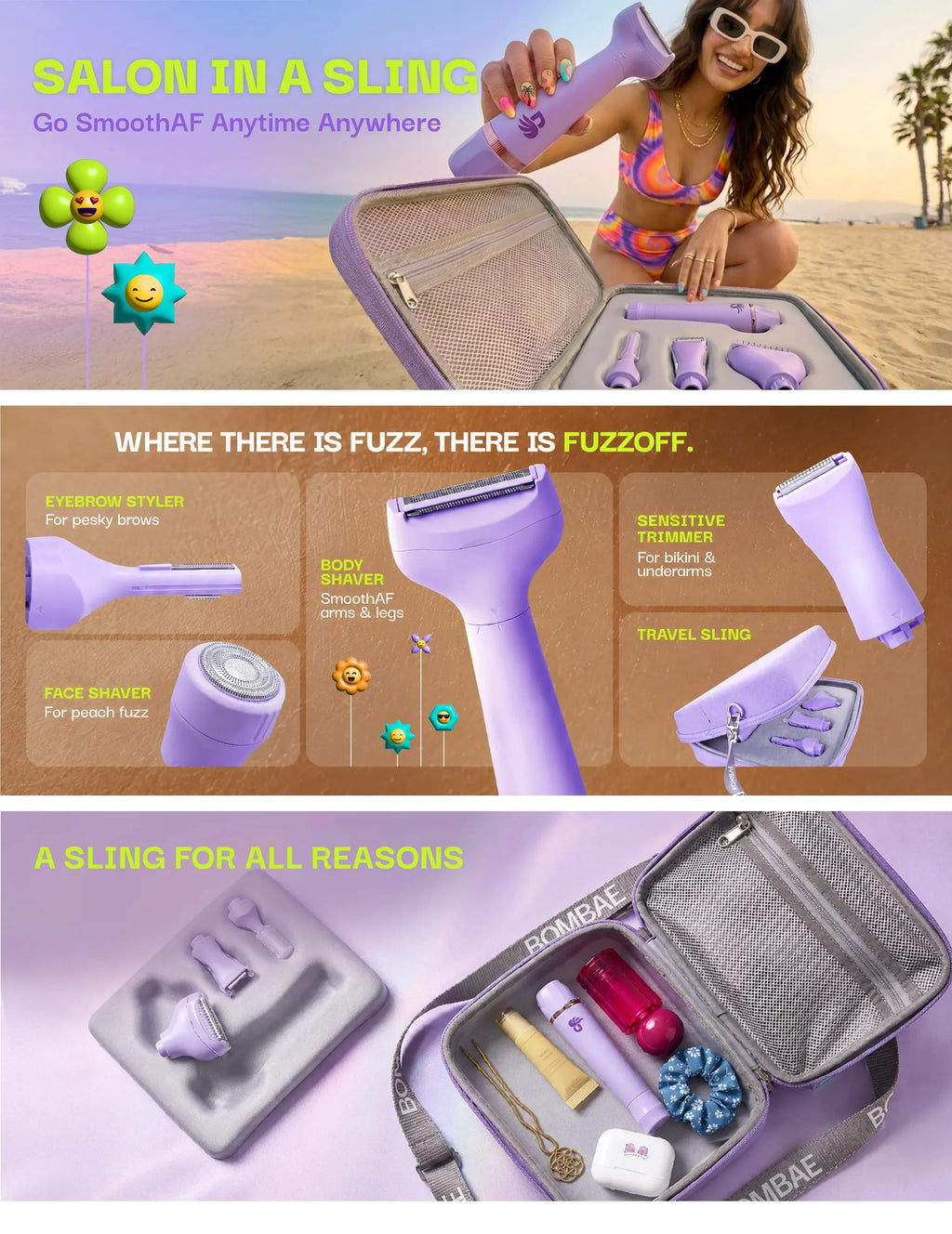 4-in-1 Personal Care Trimmer for Women – USB Rechargeable